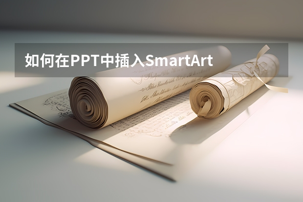 如何在PPT中插入SmartArt流程图