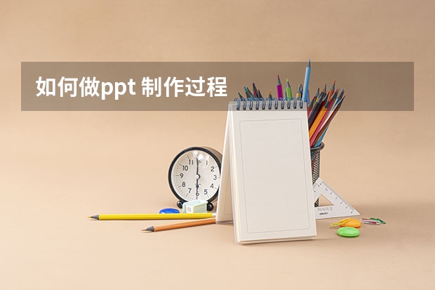 如何做ppt 制作过程