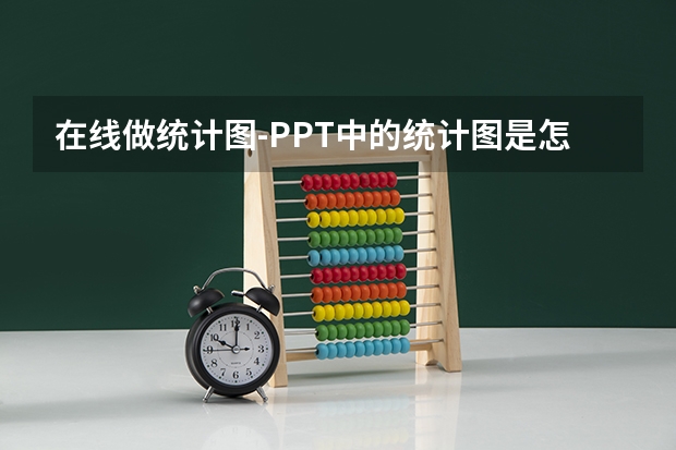 在线做统计图-PPT中的统计图是怎么做的啊？