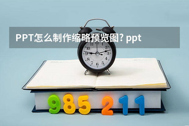 PPT怎么制作缩略预览图? ppt缩略图的制作方法